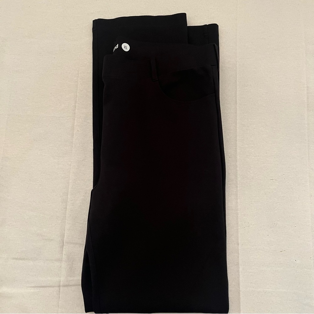 🛍️ Betabrand Classic Black 7-pocket Dress/Yoga Pant 🛍️ - Picture 8 of 12